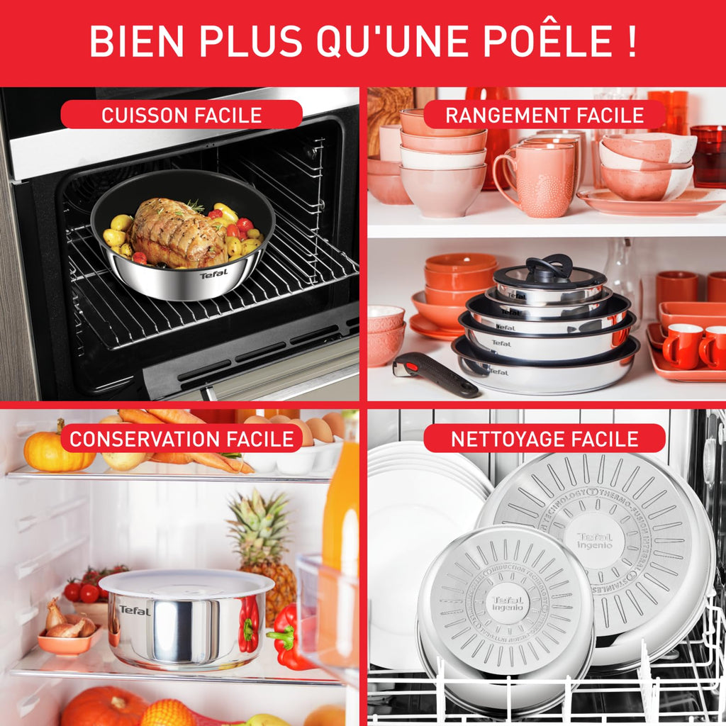 Tefal Ingenio Batterie de cuisine 10 pcs
