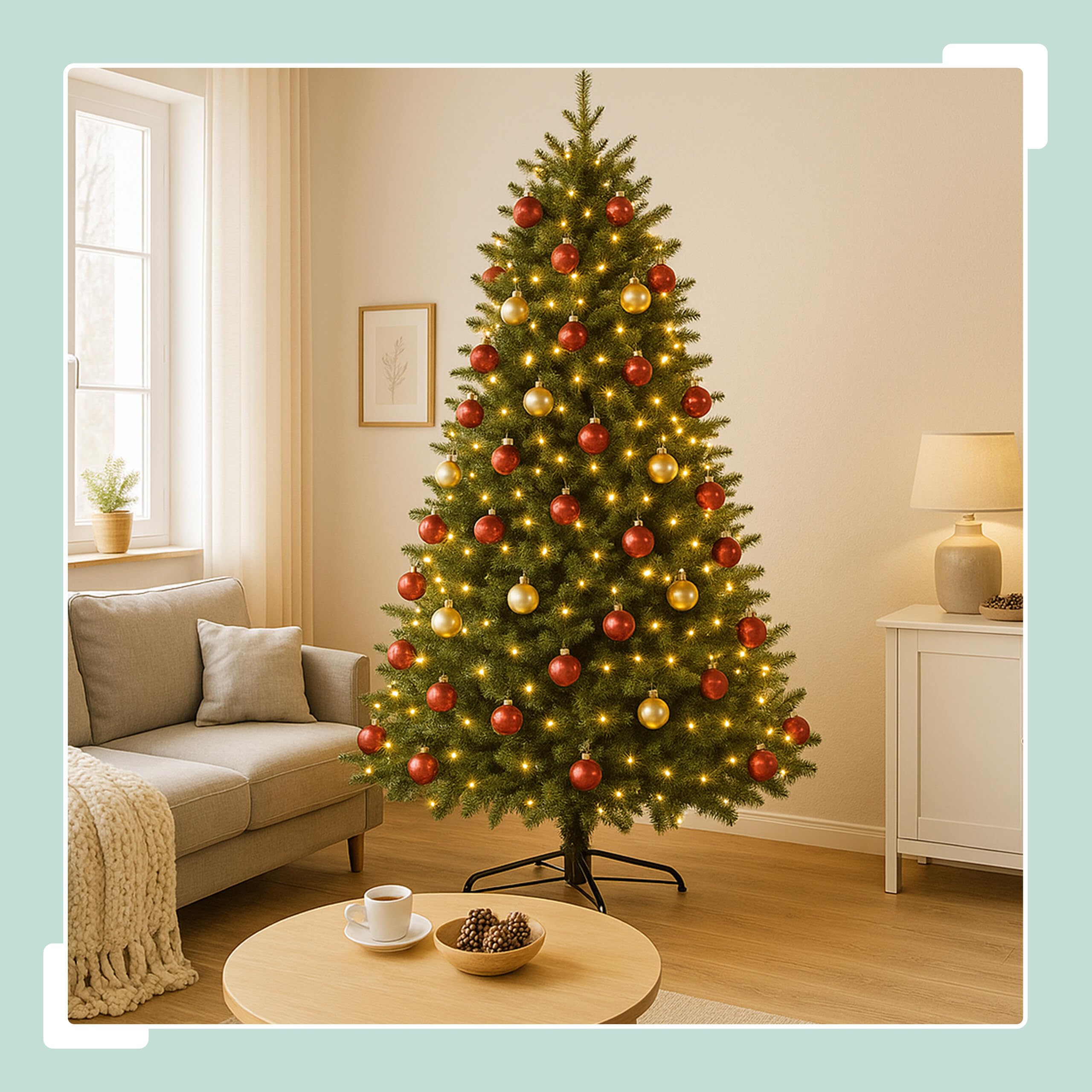 Arbre de Noël Artificiel Relaxdays, 180cm